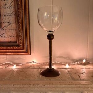 Artesian Goblet;  Copper Stem